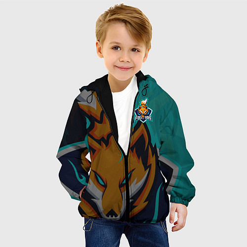 Детская куртка Форма Foxfire / 3D-Черный – фото 4