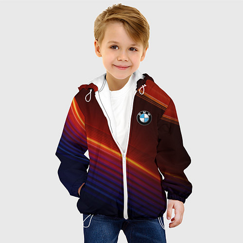 Детская куртка BMW / 3D-Белый – фото 4