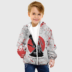 Куртка с капюшоном детская SEKIRO SHADOW DIE TWICE, цвет: 3D-белый — фото 2