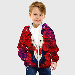 Куртка с капюшоном детская ДЕВЯТЫЙ ДОКТОР КТО, цвет: 3D-белый — фото 2