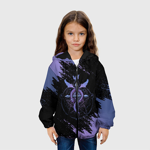 Детская куртка Стальной алхимик / 3D-Черный – фото 3