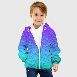 Куртка с капюшоном детская ПЕРЛАМУТР, цвет: 3D-белый — фото 2