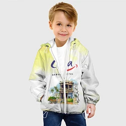 Куртка с капюшоном детская Куба, цвет: 3D-белый — фото 2