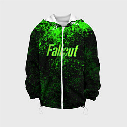 Куртка с капюшоном детская FALLOUT, цвет: 3D-белый