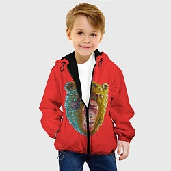 Куртка с капюшоном детская Little Big: Bear, цвет: 3D-черный — фото 2