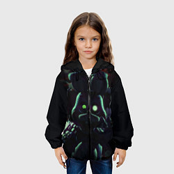 Куртка с капюшоном детская Five Nights At Freddy's, цвет: 3D-черный — фото 2
