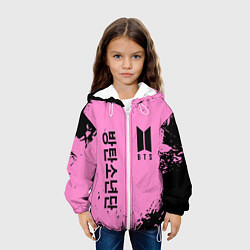 Куртка с капюшоном детская BTS, цвет: 3D-белый — фото 2
