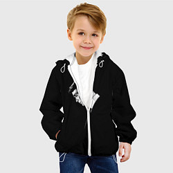 Куртка с капюшоном детская Peaky Blinders, цвет: 3D-белый — фото 2