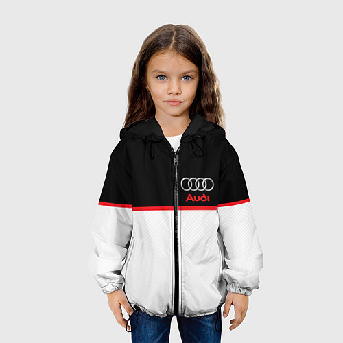 Детская куртка AUDI SPORT / 3D-Черный – фото 3