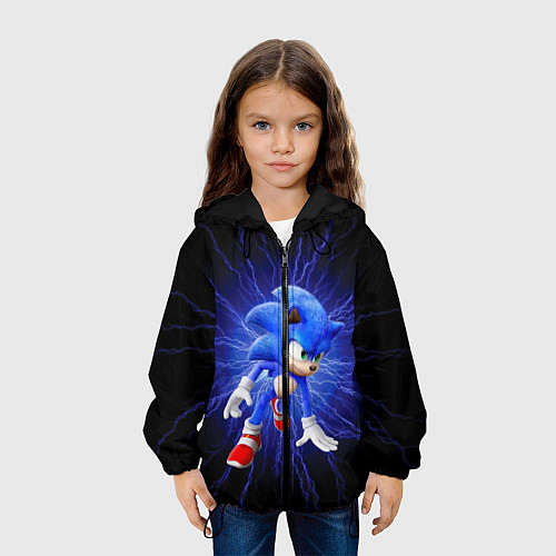 Детская куртка SONIC / 3D-Черный – фото 3