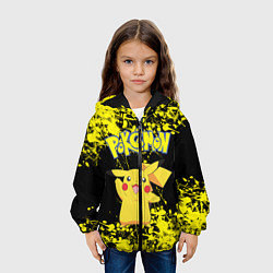 Куртка с капюшоном детская POKEMON, цвет: 3D-черный — фото 2