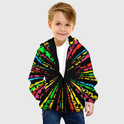 Куртка с капюшоном детская MARSMELLO, цвет: 3D-черный — фото 2
