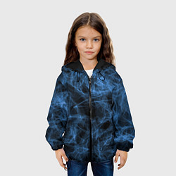 Куртка с капюшоном детская Дым, цвет: 3D-черный — фото 2