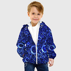 Куртка с капюшоном детская Пузыри, цвет: 3D-белый — фото 2