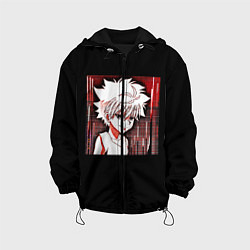 Куртка с капюшоном детская Hunter x Hunter Киллуа Killua, цвет: 3D-черный