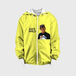 Куртка с капюшоном детская Juice WRLD, цвет: 3D-белый