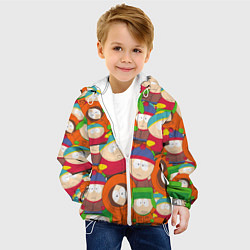 Куртка с капюшоном детская ЮЖНЫЙ ПАРК, цвет: 3D-белый — фото 2