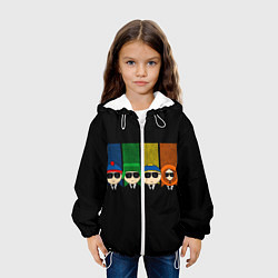 Куртка с капюшоном детская South Park, цвет: 3D-белый — фото 2