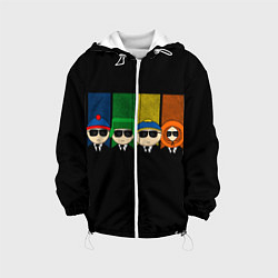 Куртка с капюшоном детская South Park, цвет: 3D-белый
