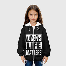 Куртка с капюшоном детская TOKENS LIFE MATTERS, цвет: 3D-белый — фото 2