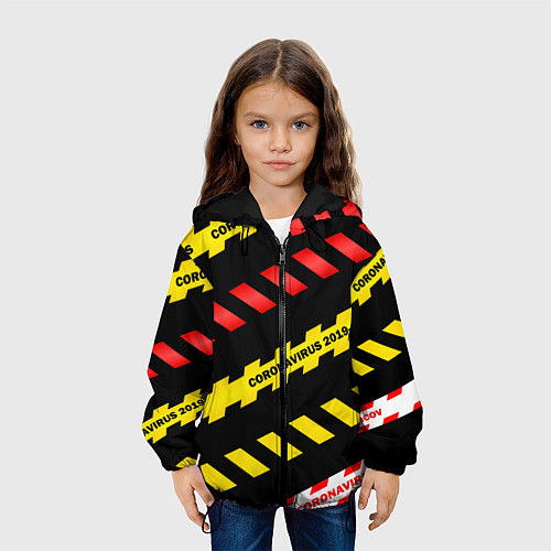 Детская куртка 2019-nCoV Коронавирус / 3D-Черный – фото 3