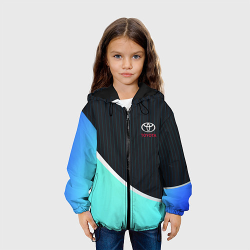 Детская куртка TOYOTA / 3D-Черный – фото 3