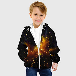 Куртка с капюшоном детская STARS, цвет: 3D-белый — фото 2