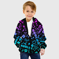 Куртка с капюшоном детская Roblox цвета 3D-черный — фото 2