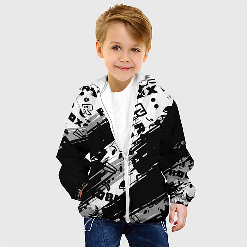 Детская куртка Roblox / 3D-Белый – фото 4