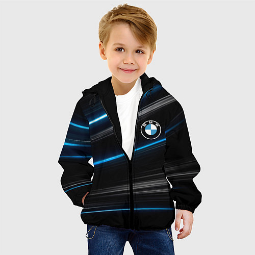 Детская куртка BMW / 3D-Черный – фото 4