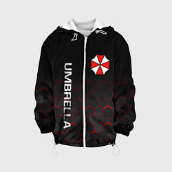 Куртка с капюшоном детская UMBRELLA CORP, цвет: 3D-белый