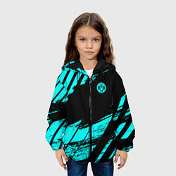 Куртка с капюшоном детская FC Borussia, цвет: 3D-черный — фото 2