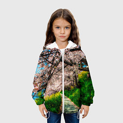Куртка с капюшоном детская Весна 2020, цвет: 3D-белый — фото 2