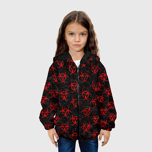 Детская куртка RED BIOHAZARD / 3D-Черный – фото 3