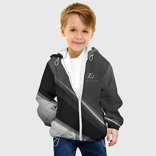 Детская куртка LEXUS / 3D-Белый – фото 4