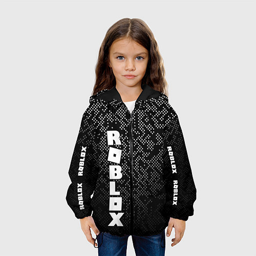 Детская куртка RobloxOko / 3D-Черный – фото 3