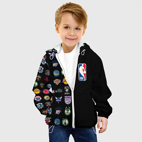 Детская куртка NBA Team Logos 2 / 3D-Белый – фото 4