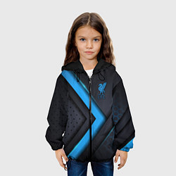 Куртка с капюшоном детская Liverpool F C, цвет: 3D-черный — фото 2