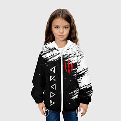 Куртка с капюшоном детская ВЕДЬМАК, цвет: 3D-белый — фото 2
