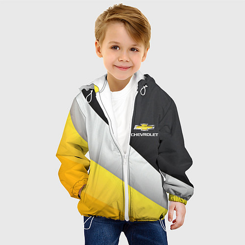 Детская куртка CHEVROLET / 3D-Белый – фото 4