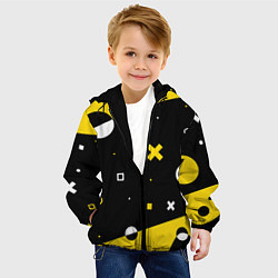 Куртка с капюшоном детская ФИГУРКИ, цвет: 3D-черный — фото 2