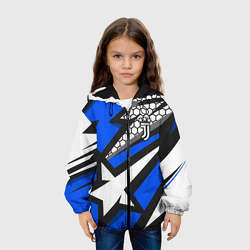 Детская куртка Juventus F C / 3D-Черный – фото 3