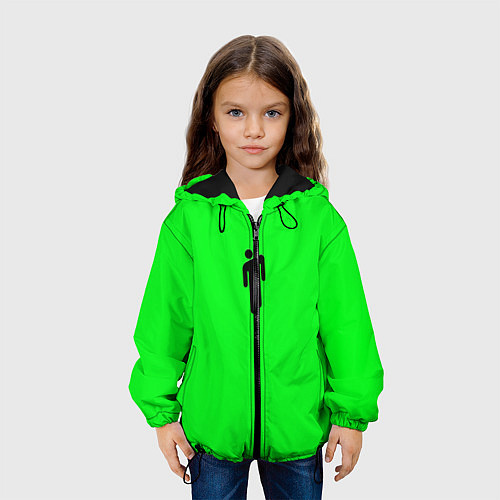 Детская куртка Billie Eilish / 3D-Черный – фото 3