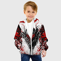 Куртка с капюшоном детская BERSERK, цвет: 3D-белый — фото 2
