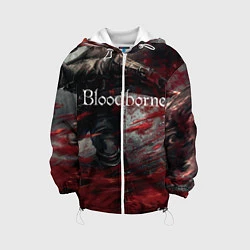 Куртка с капюшоном детская Bloodborne, цвет: 3D-белый