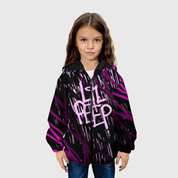 Куртка с капюшоном детская Lil Peep, цвет: 3D-черный — фото 2
