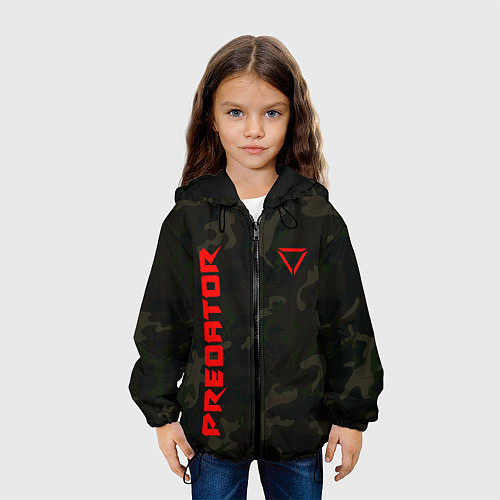 Детская куртка Predator Military / 3D-Черный – фото 3
