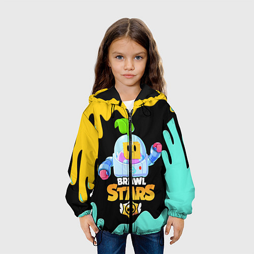 Детская куртка BRAWL STARS SPROUT / 3D-Черный – фото 3