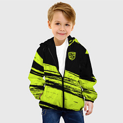 Куртка с капюшоном детская Porsche, цвет: 3D-черный — фото 2