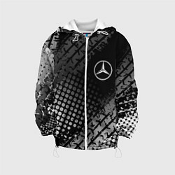 Куртка с капюшоном детская Mercedes-Benz, цвет: 3D-белый